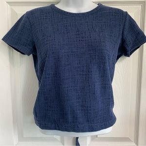 Madewell Open Back T shirt with Ties women’s size XXS